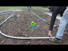 Single Span Plastic Film Tunnel Kas Helder UV-bestendig