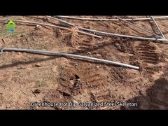 Groentehuis warm gedompeld gegalvaniseerd skelet