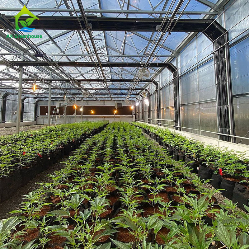 PE van de de Serre100% Elektriciteitspanne van de Film220v Auto Lichte Ontbering Hoge de Tunnelserre voor het planten van Mariguana