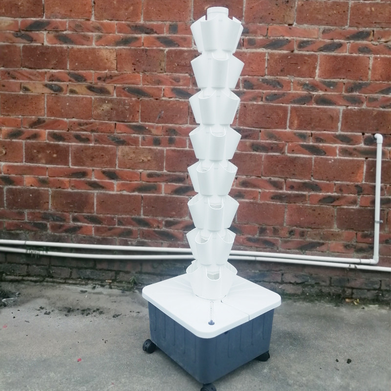 4/8/10/12 lagen Indoor bodemloze hydroponische systeem groei toren kolom voor thuis