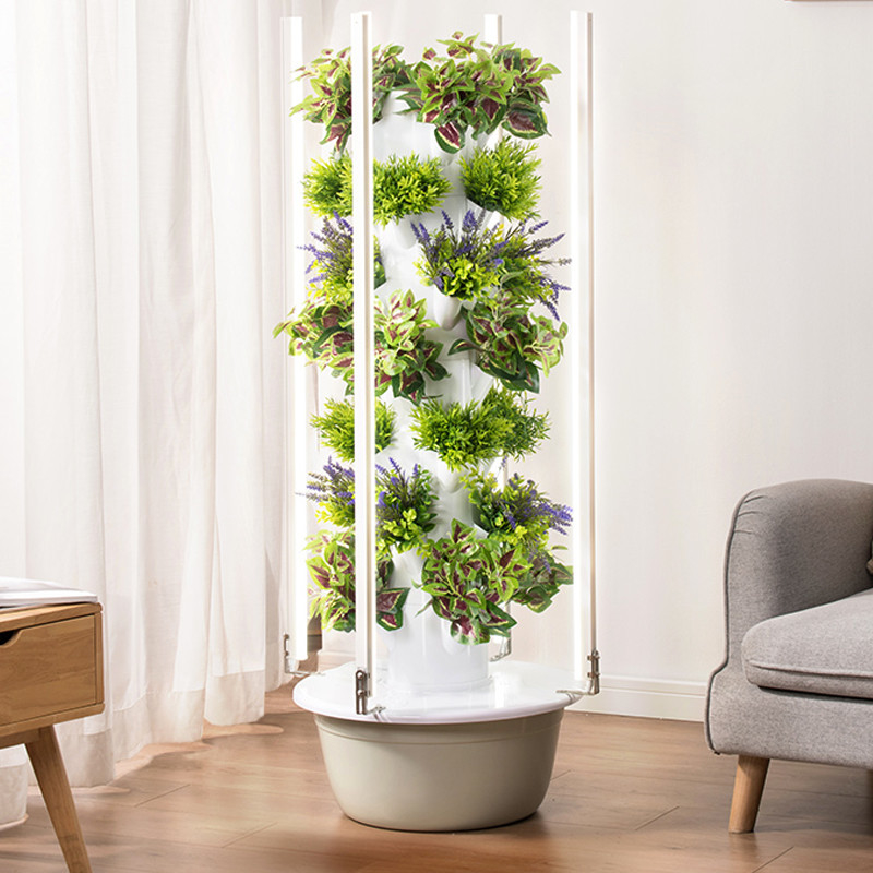 Gepersonaliseerde 5/7/9 lagen bodemloze hydroponische systeem groei toren voor indoor landbouw