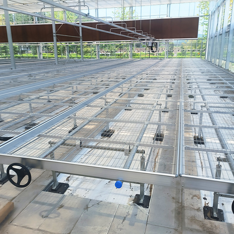 Lichtgewicht veelzijdige kasplantentafels, uitbreidbaar voor het kweken van diverse plantensoorten, roestbestendig