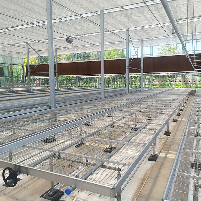 Lichtgewicht veelzijdige kasplantentafels, uitbreidbaar voor het kweken van diverse plantensoorten, roestbestendig