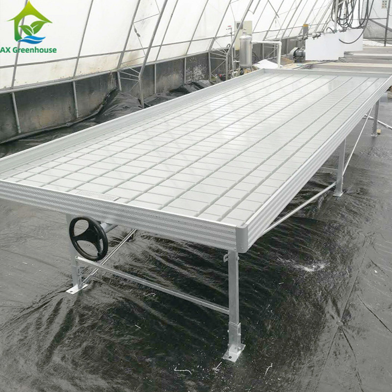 Custom Size Rolling Bench Zaadbed voor Tomato Plant Grow Table Ebb Flow Indoor Farming