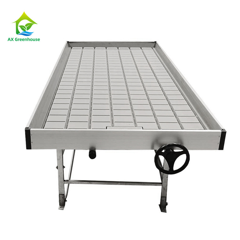 Ebb and Flow 4FT*8FT Verticale Hydroponische Verplaatsbare Rolbank Groeitafel Met Palen
