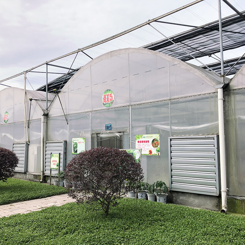 Stabiele structuur Industrieel plastic PE-film Meerdere spanningen Landbouw Bloemenhuis Poly Tunnel Kas