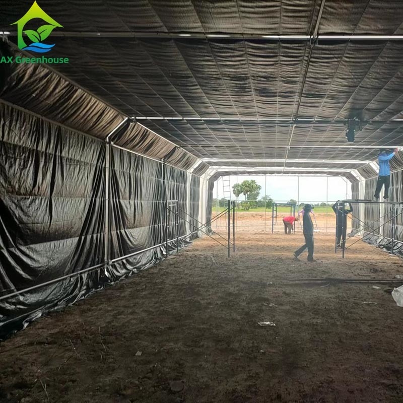 Op maat gemaakte landbouwzaadverzorgingslamp Afscherming Eenvoudige film kastent voor commerciële landbouw