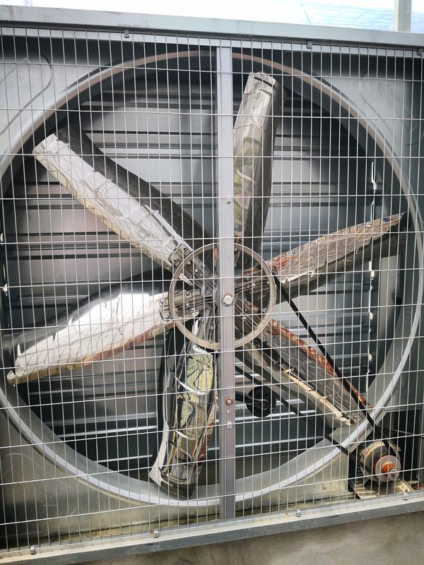 Industrieel aluminium uitlaatventilatoren voor broeikasgassen Corrosiebestendig voor vochtige verdampingskouding